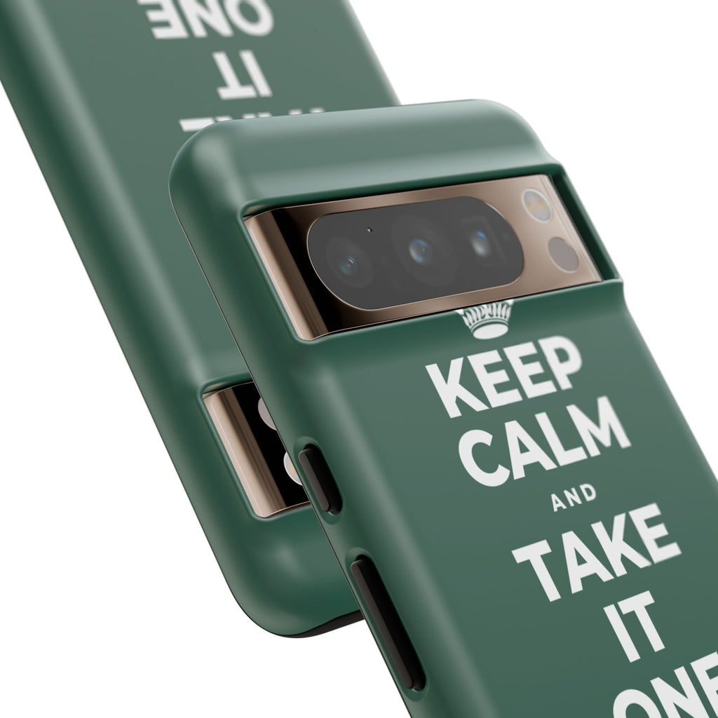 KEEP CALM AND TAKE IT ONE DAY AT A TIME Phone Case