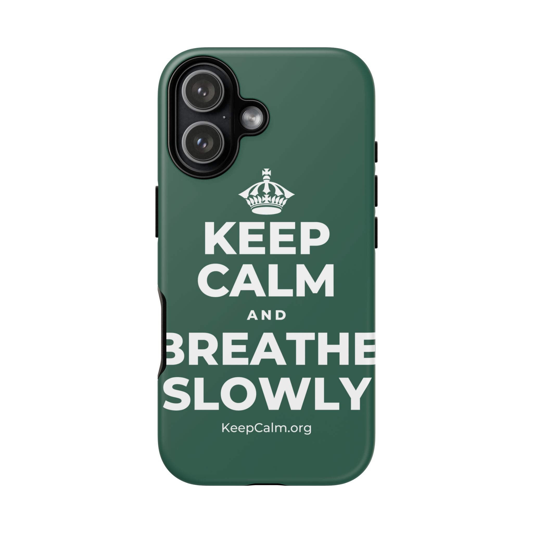 KEEP CALM AND BREATHE SLOWLY Phone Case