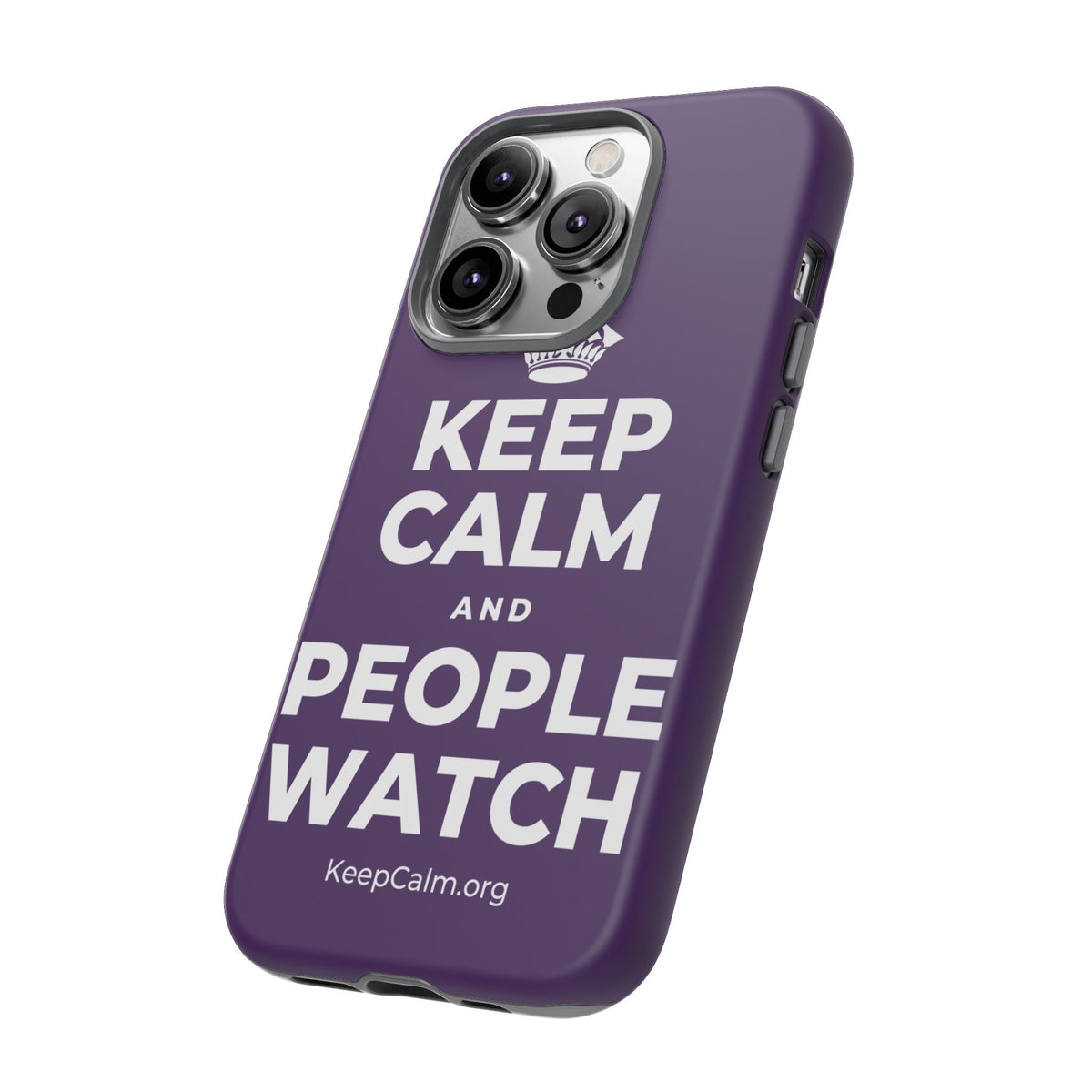 KEEP CALM AND PEOPLE WATCH Phone Case