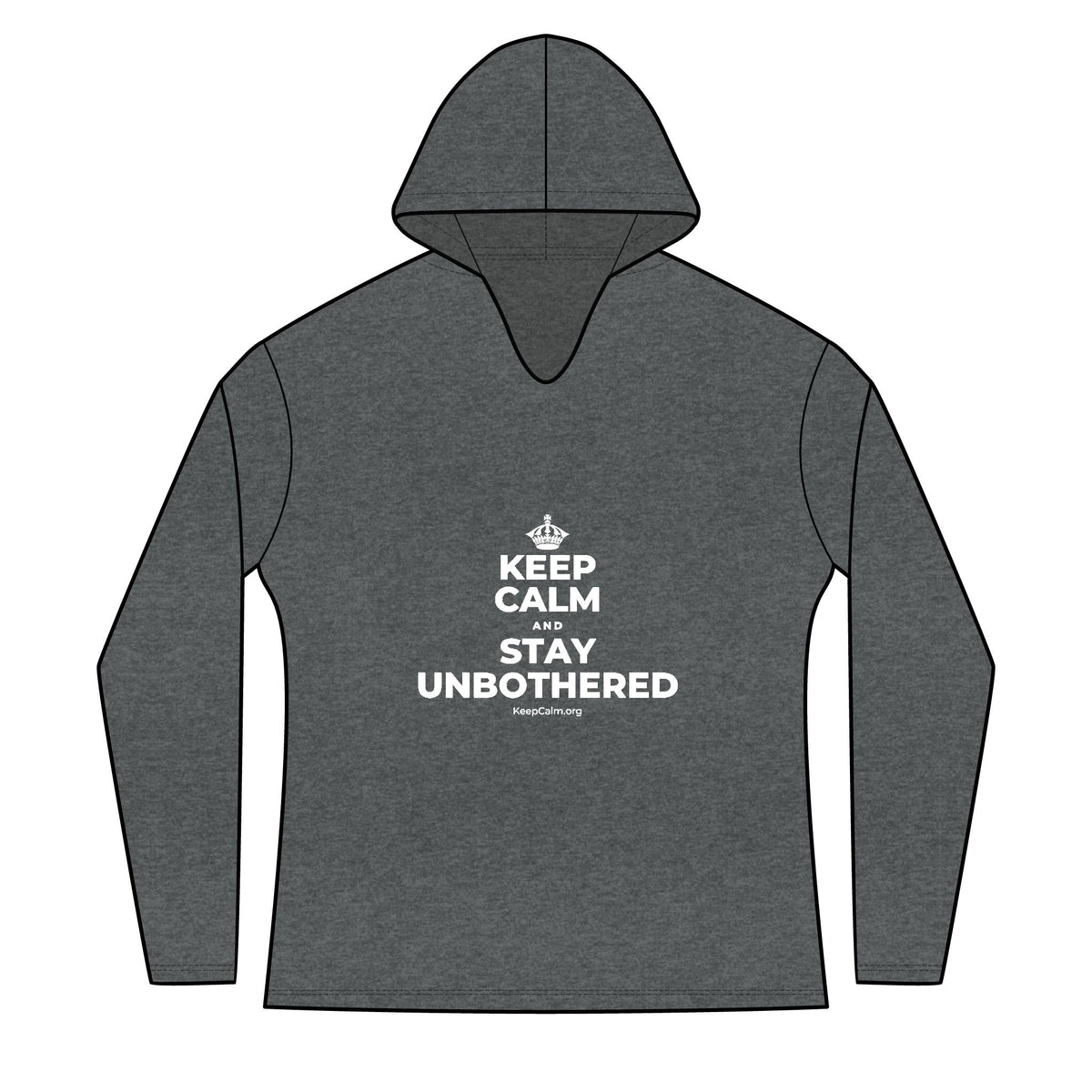 KEEP CALM AND STAY UNBOTHERED Women's Long Sleeve Hoodie
