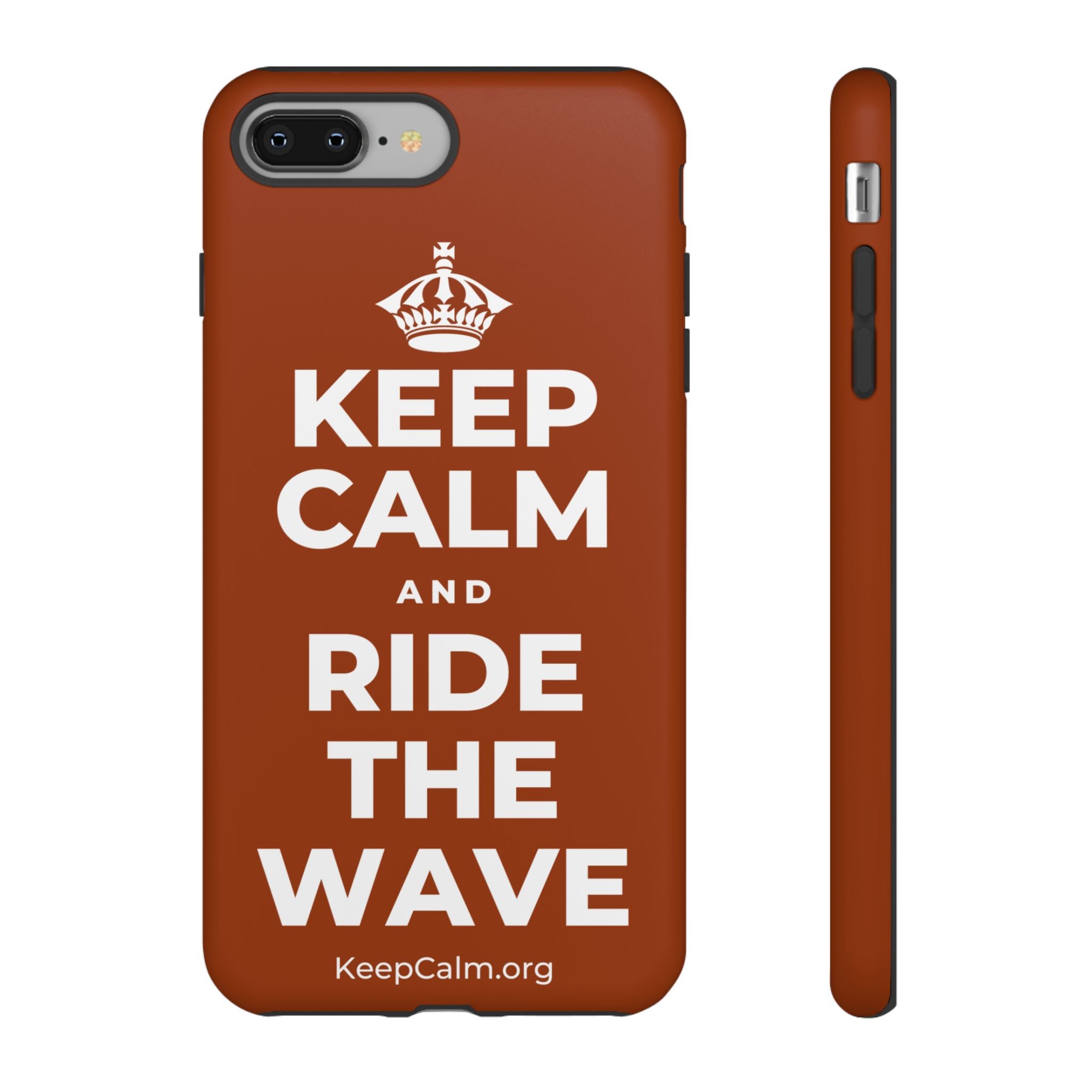 KEEP CALM AND RIDE THE WAVE Phone Case