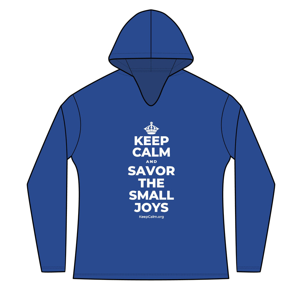 KEEP CALM AND SAVOR THE SMALL JOYS Women's Long Sleeve Hoodie