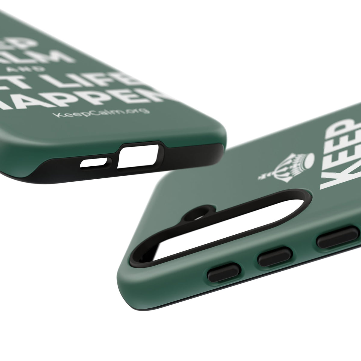 KEEP CALM AND LET LIFE HAPPEN Phone Case