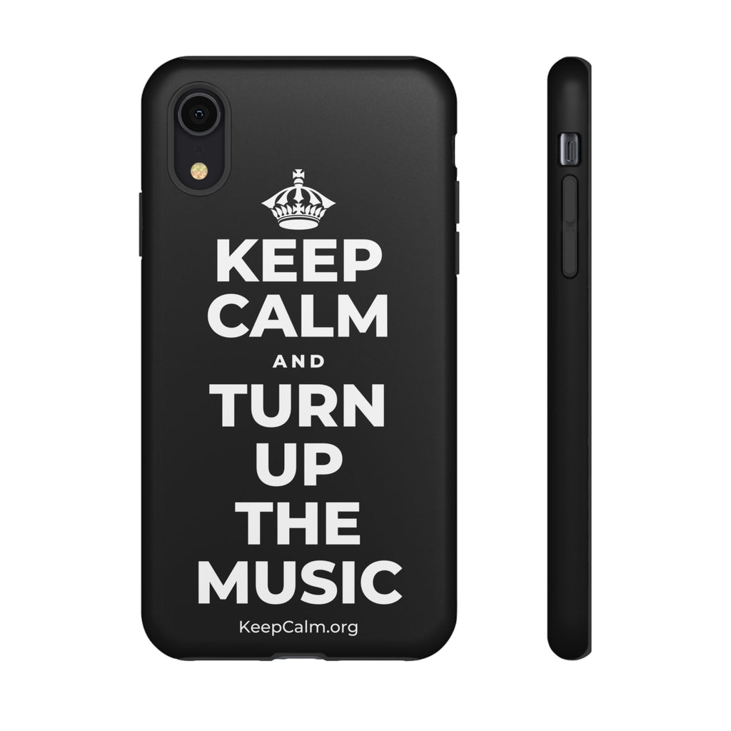 KEEP CALM AND TURN UP THE MUSIC Phone Case
