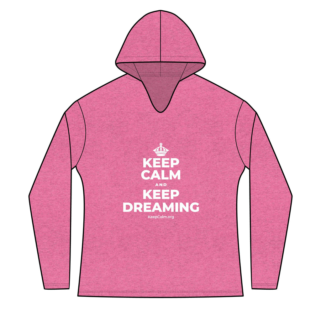KEEP CALM AND KEEP DREAMING Women's Long Sleeve Hoodie
