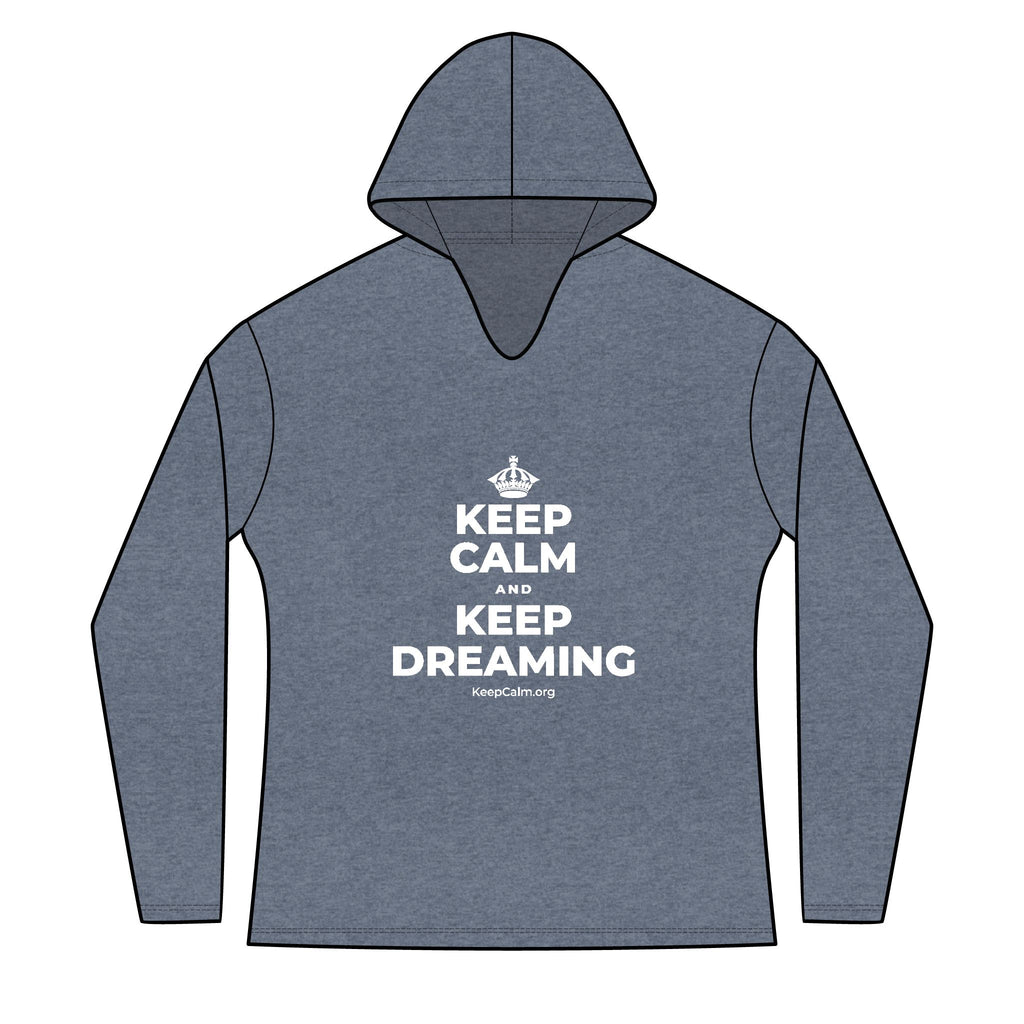 KEEP CALM AND KEEP DREAMING Women's Long Sleeve Hoodie