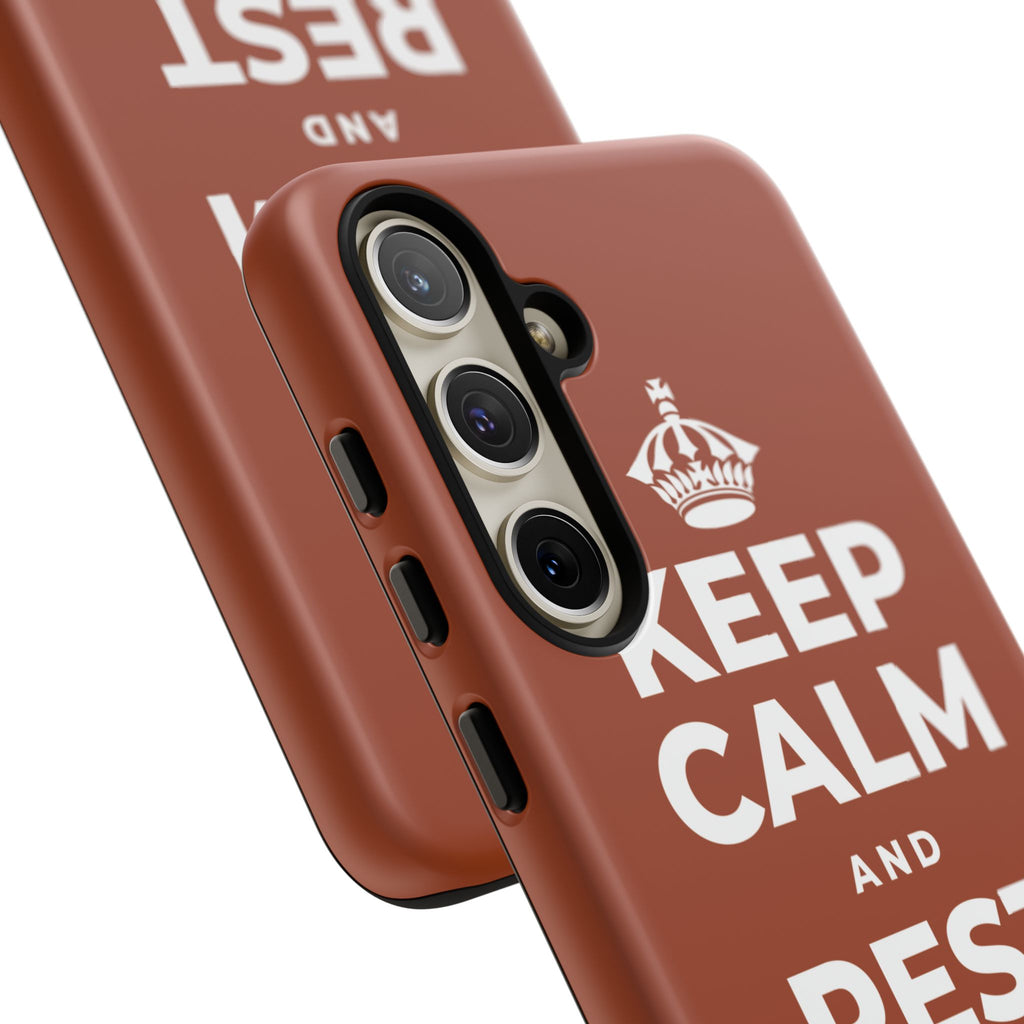 KEEP CALM AND REST YOUR EYES Phone Case