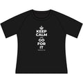 KEEP CALM AND GO FOR IT Women's Raglan Tee