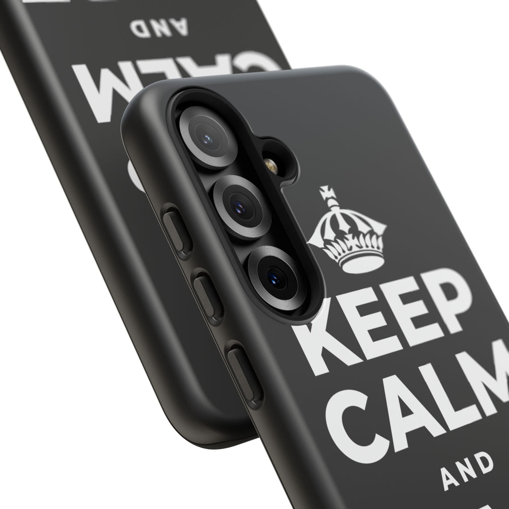 KEEP CALM AND START NOW Phone Case