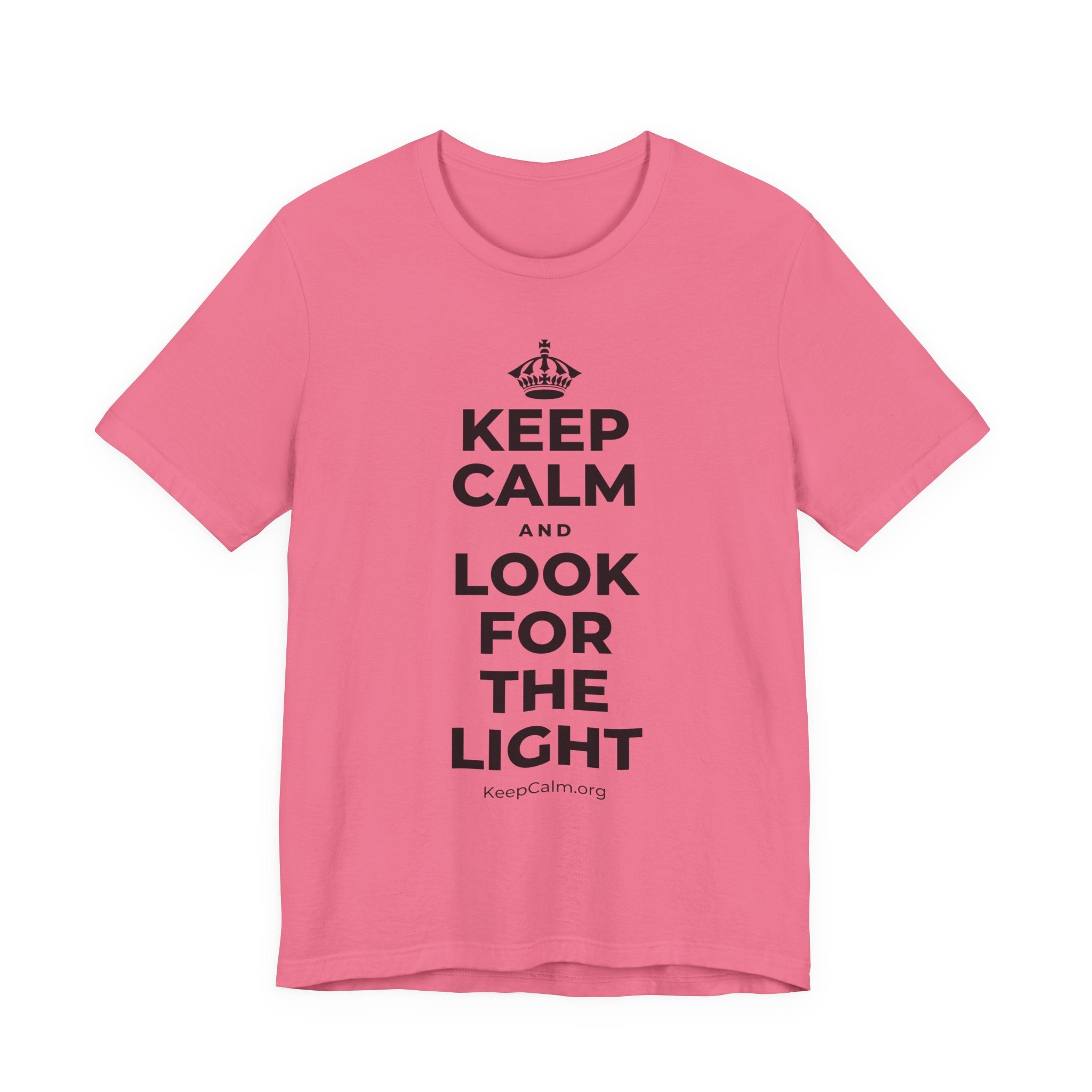 KEEP CALM AND LOOK FOR THE LIGHT T-Shirt (Military Green–Autumn)