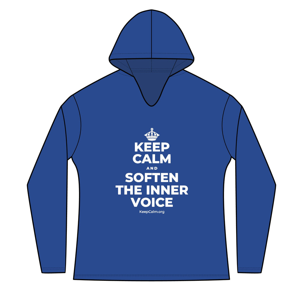 KEEP CALM AND SOFTEN THE INNER VOICE Women's Long Sleeve Hoodie