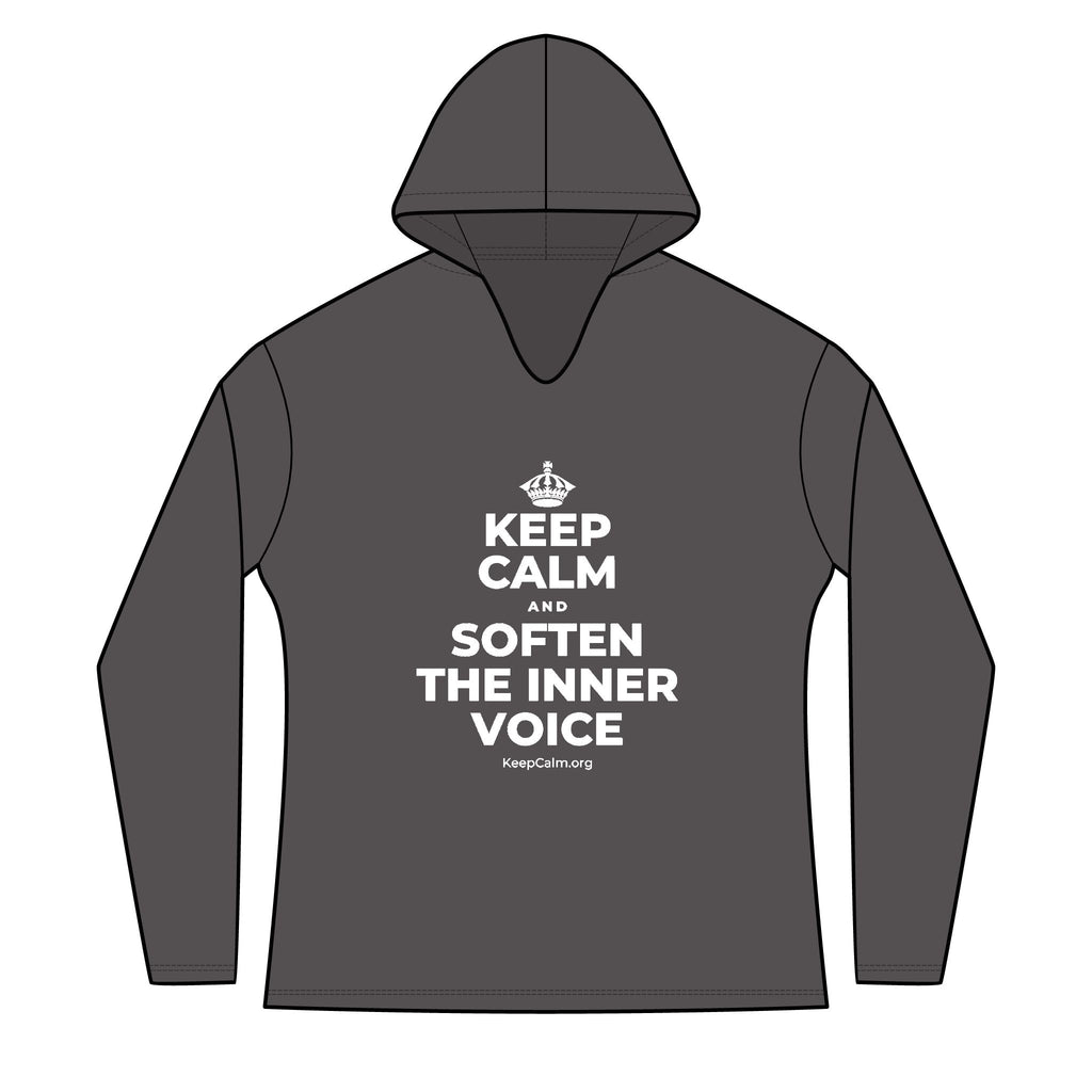 KEEP CALM AND SOFTEN THE INNER VOICE Women's Long Sleeve Hoodie