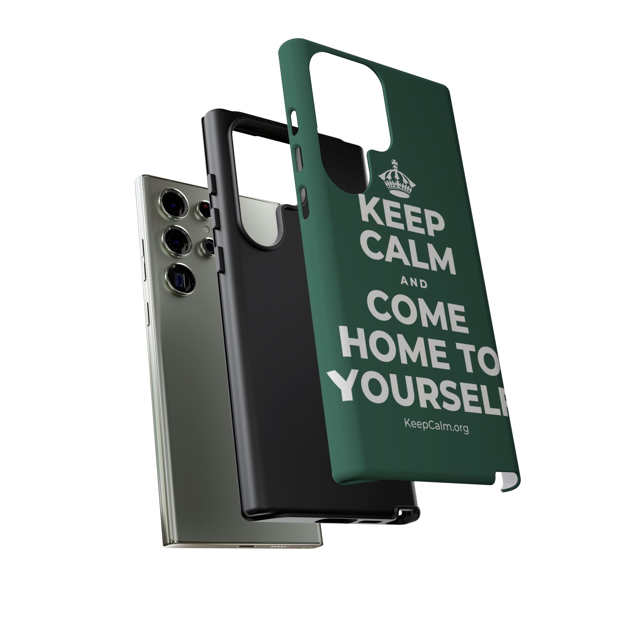 KEEP CALM AND COME HOME TO YOURSELF Phone Case
