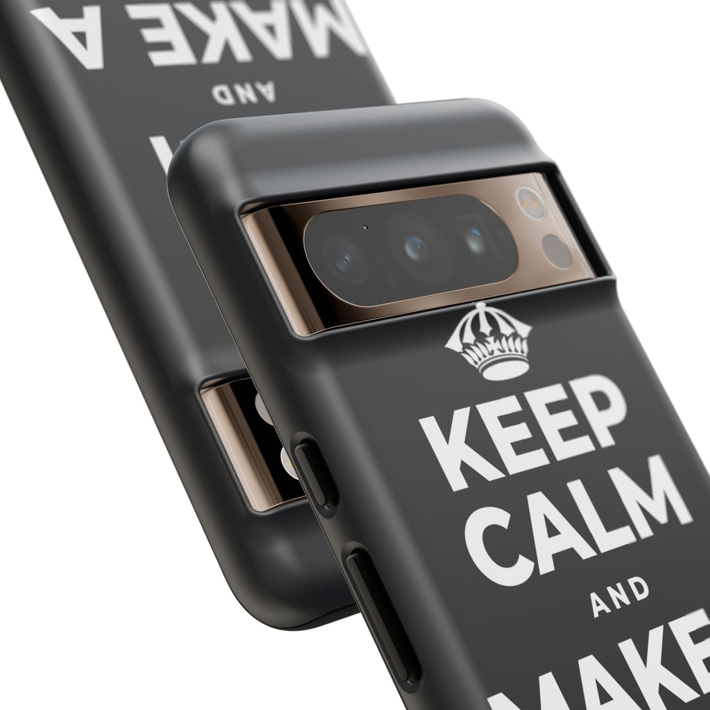 KEEP CALM AND MAKE A HAPPY MEMORY Phone Case (Dark)