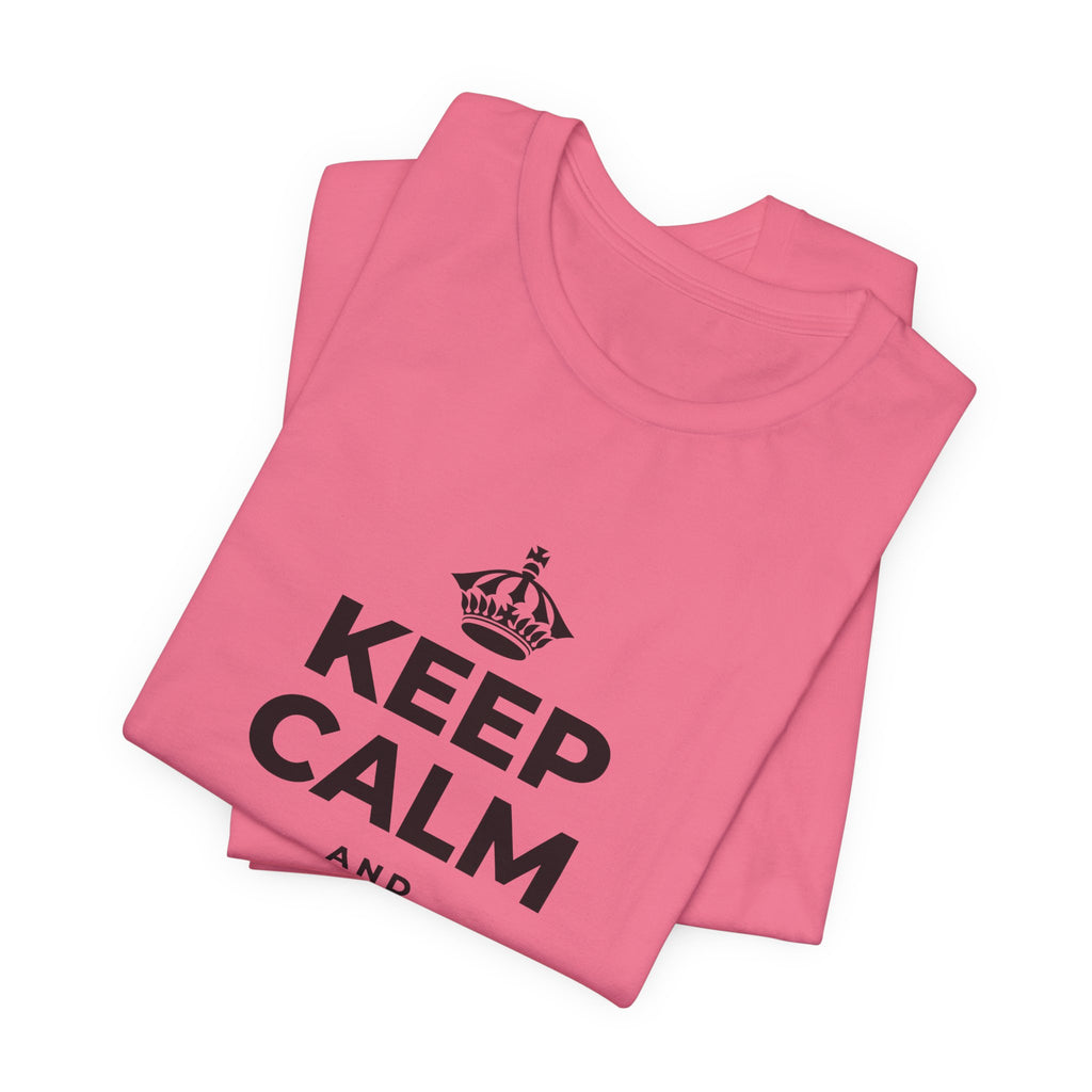 KEEP CALM AND LET LOVE LIVE T-Shirt (Military Green–Autumn)