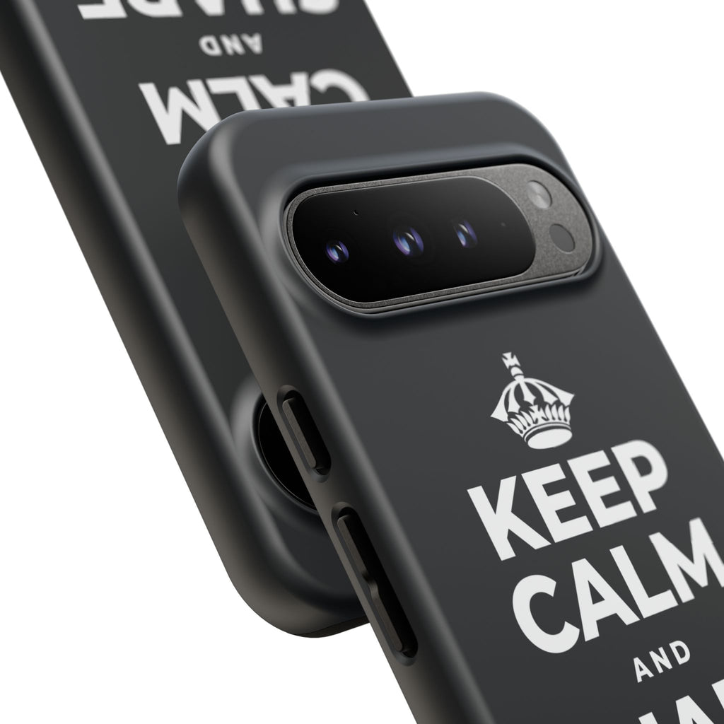 KEEP CALM AND SHARE THE LOVE Phone Case (Dark)