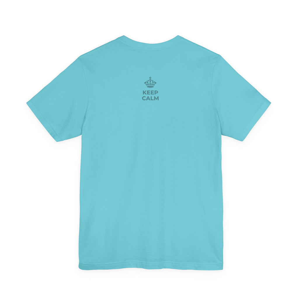 KEEP CALM Y AFLOJA LA MANDÍBULA T-Shirt (Soft Cream–Heather Mauve)