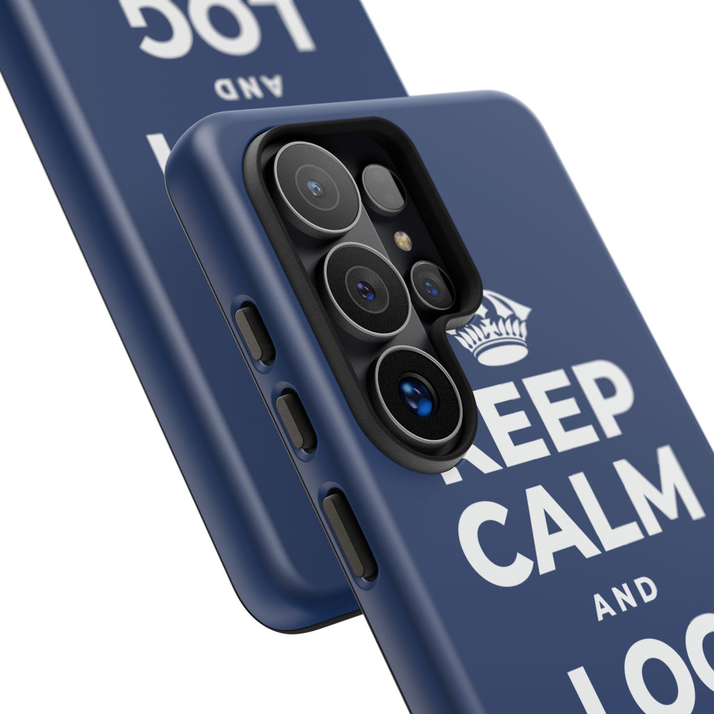 KEEP CALM AND LOG OFF EARLY Phone Case