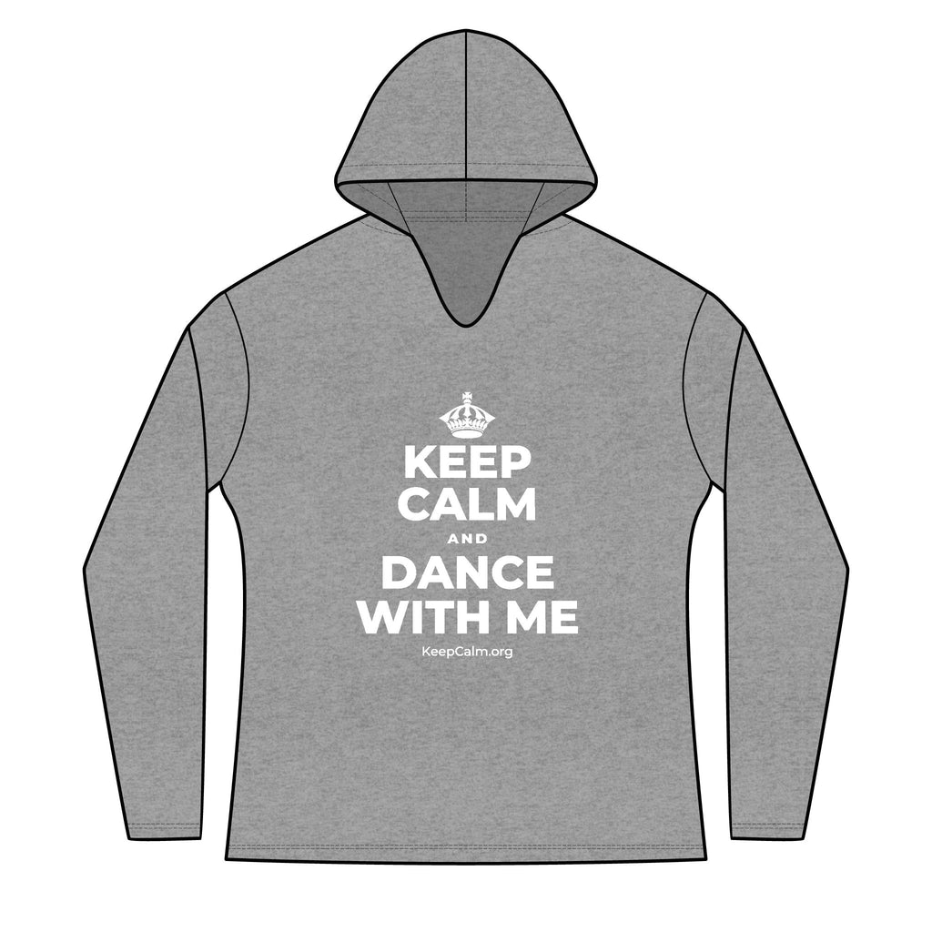 KEEP CALM AND DANCE WITH ME Women's Long Sleeve Hoodie