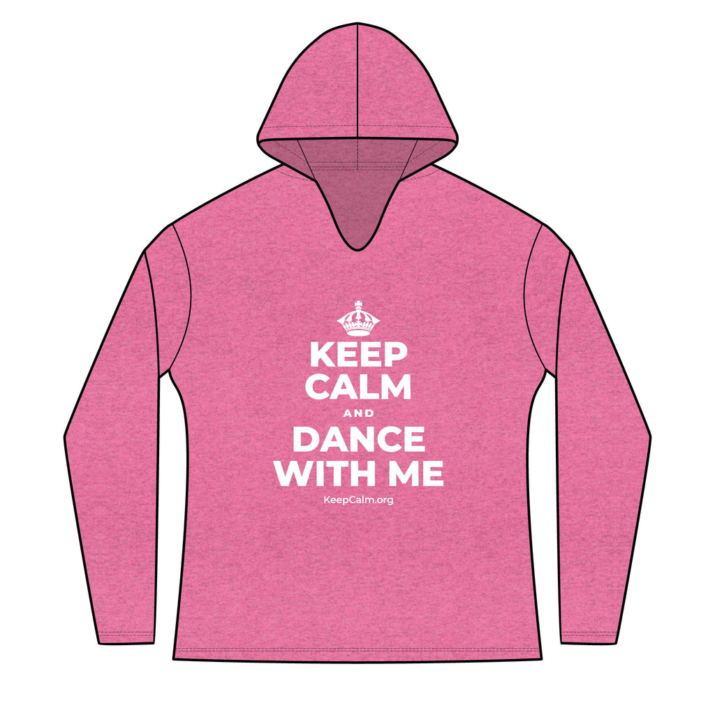 KEEP CALM AND DANCE WITH ME Women's Long Sleeve Hoodie