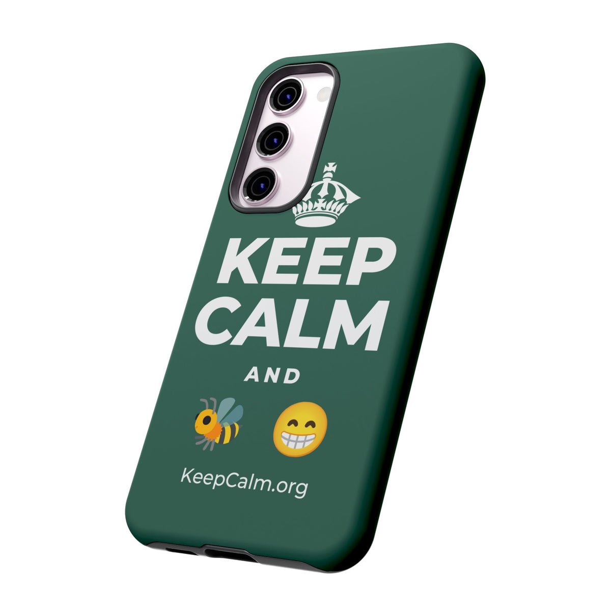 KEEP CALM AND BEE HAPPY Phone Case