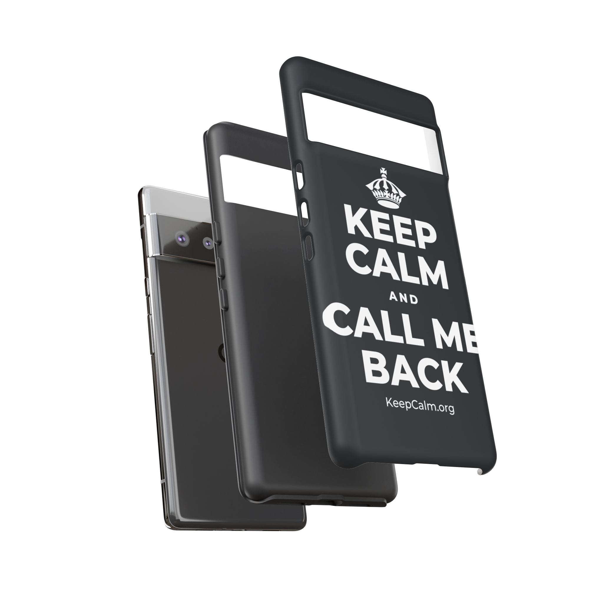 KEEP CALM AND CALL ME BACK Phone Case (Dark)