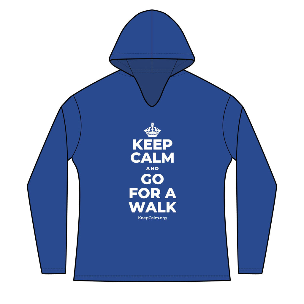 KEEP CALM AND GO FOR A WALK Women's Long Sleeve Hoodie
