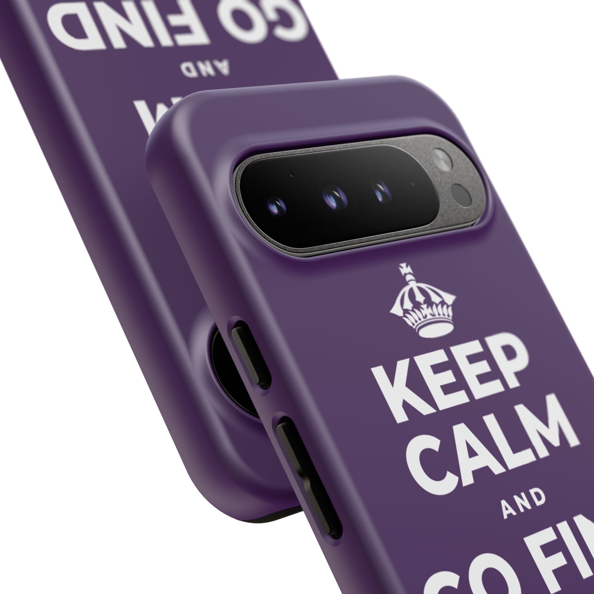 KEEP CALM AND GO FIND NEW SOUNDS Phone Case