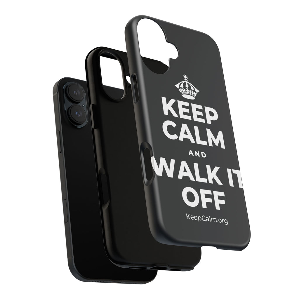 KEEP CALM AND WALK IT OFF Phone Case (Dark)