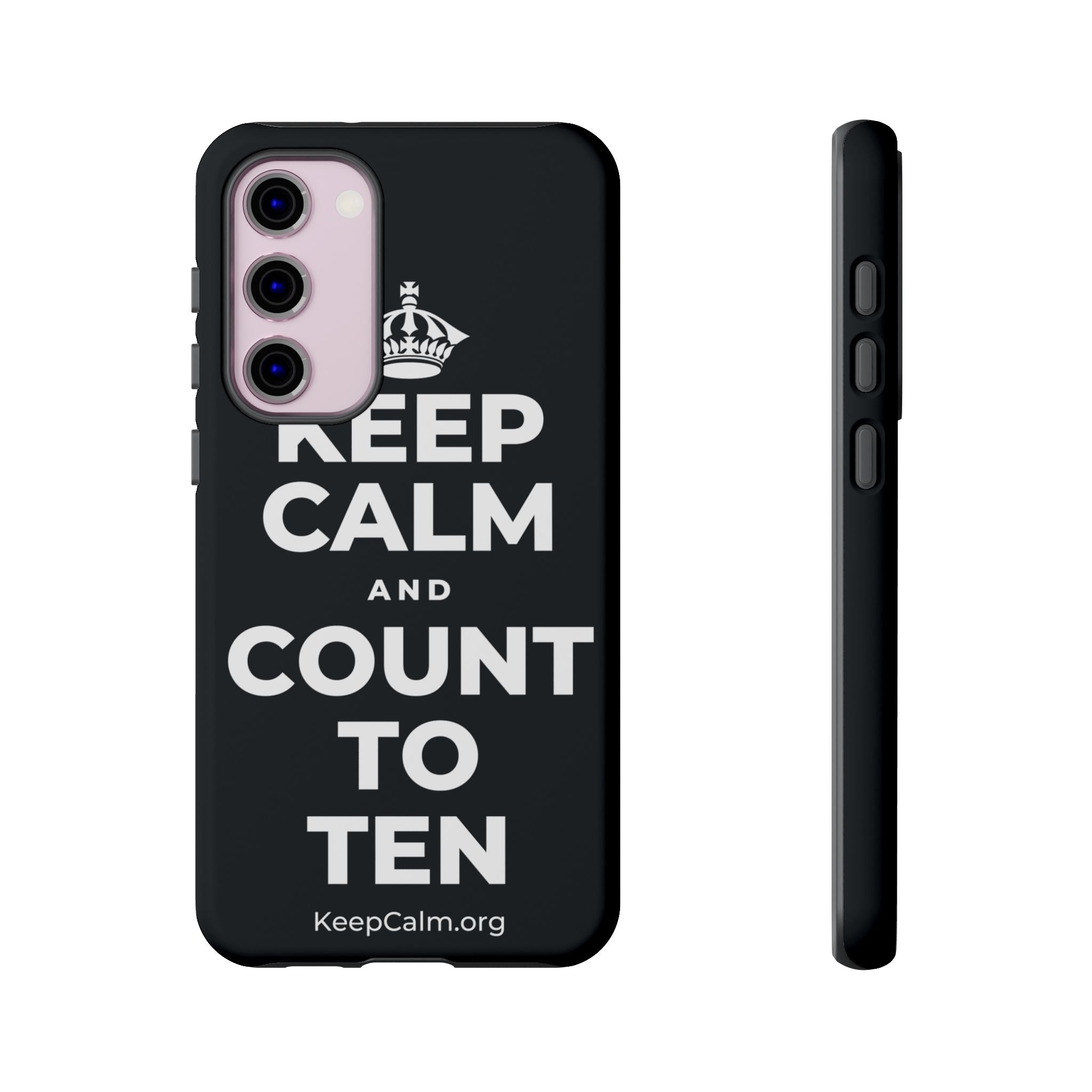 KEEP CALM AND COUNT TO TEN Phone Case (Dark)