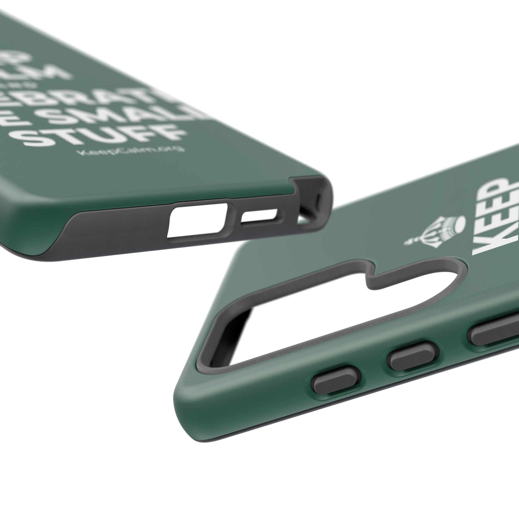 KEEP CALM AND CELEBRATE THE SMALL STUFF Phone Case