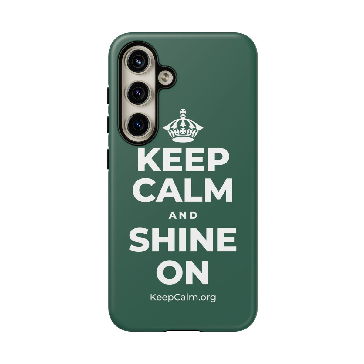 KEEP CALM AND SHINE ON Phone Case