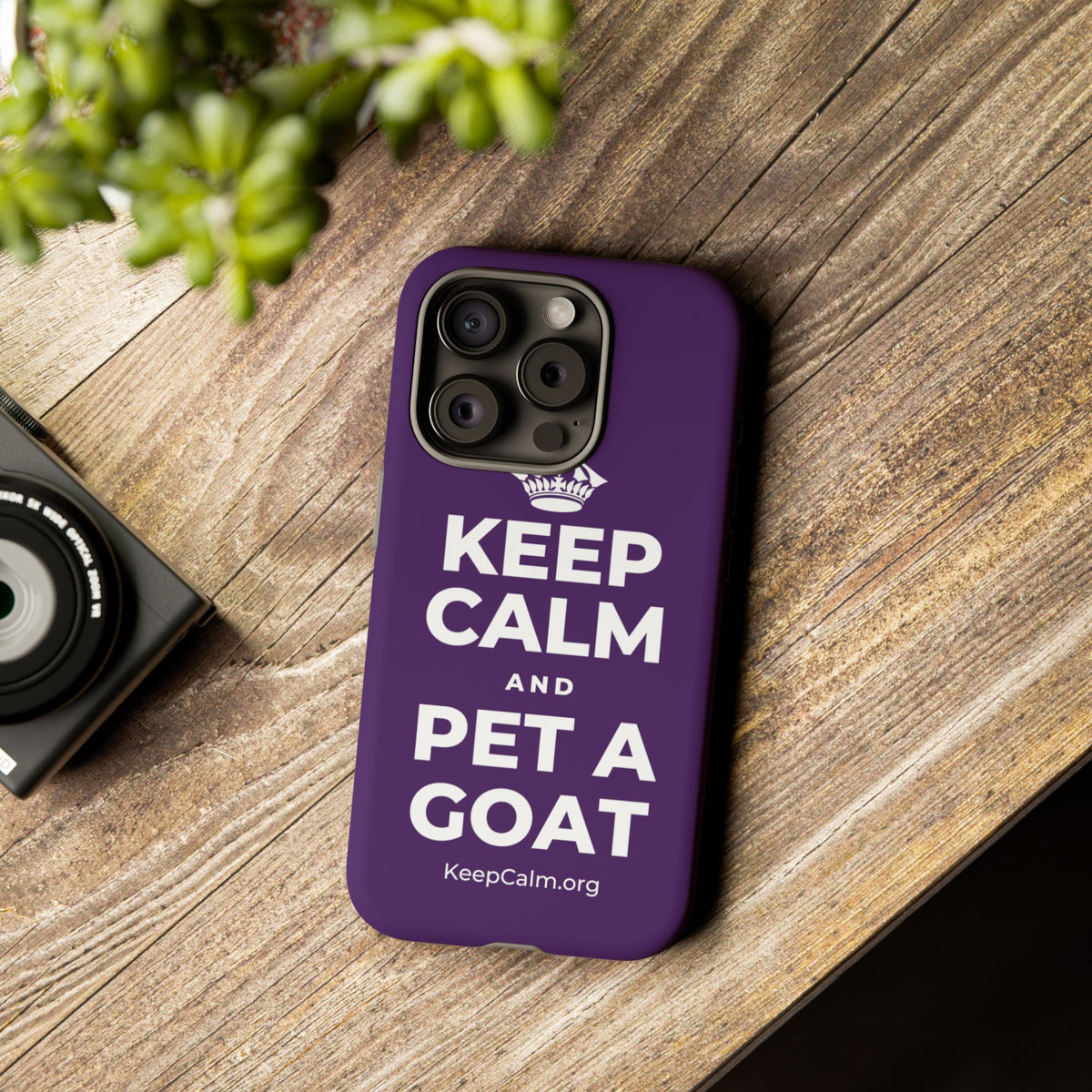 KEEP CALM AND PET A GOAT Phone Case