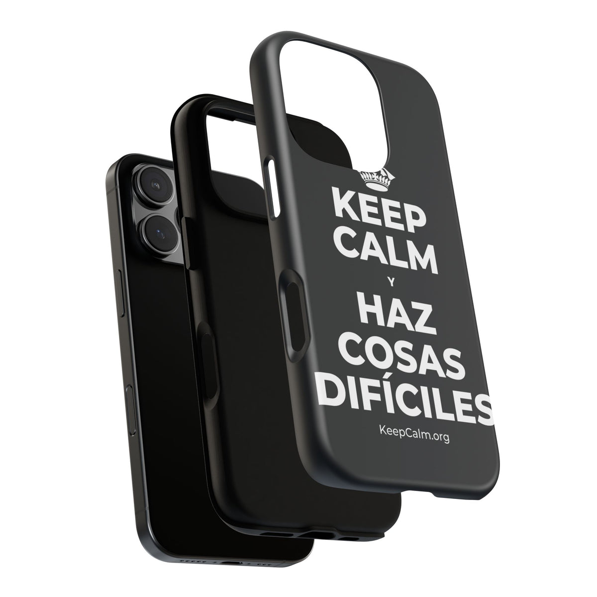 KEEP CALM Y HAZ COSAS DIFÍCILES Phone Case (Dark)