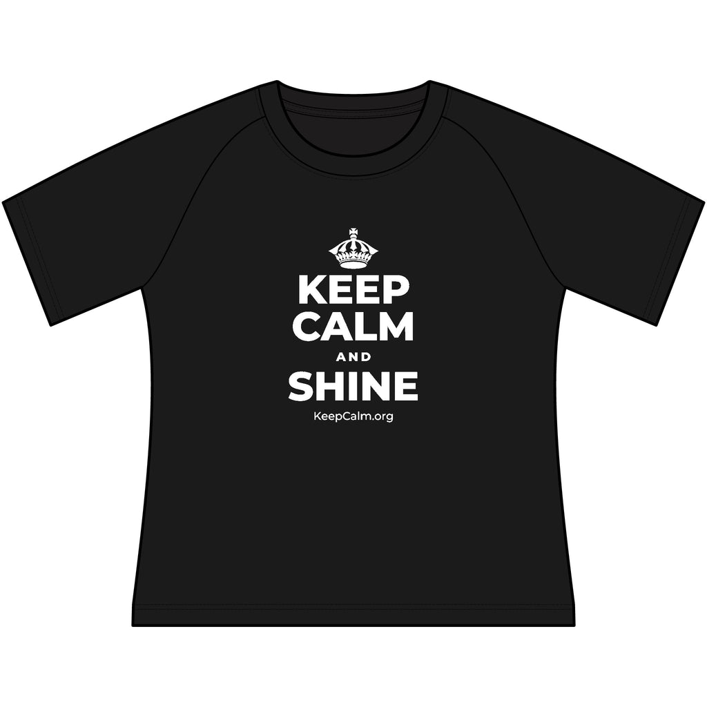 KEEP CALM AND SHINE Women's Raglan Tee