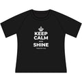 KEEP CALM AND SHINE Women's Raglan Tee