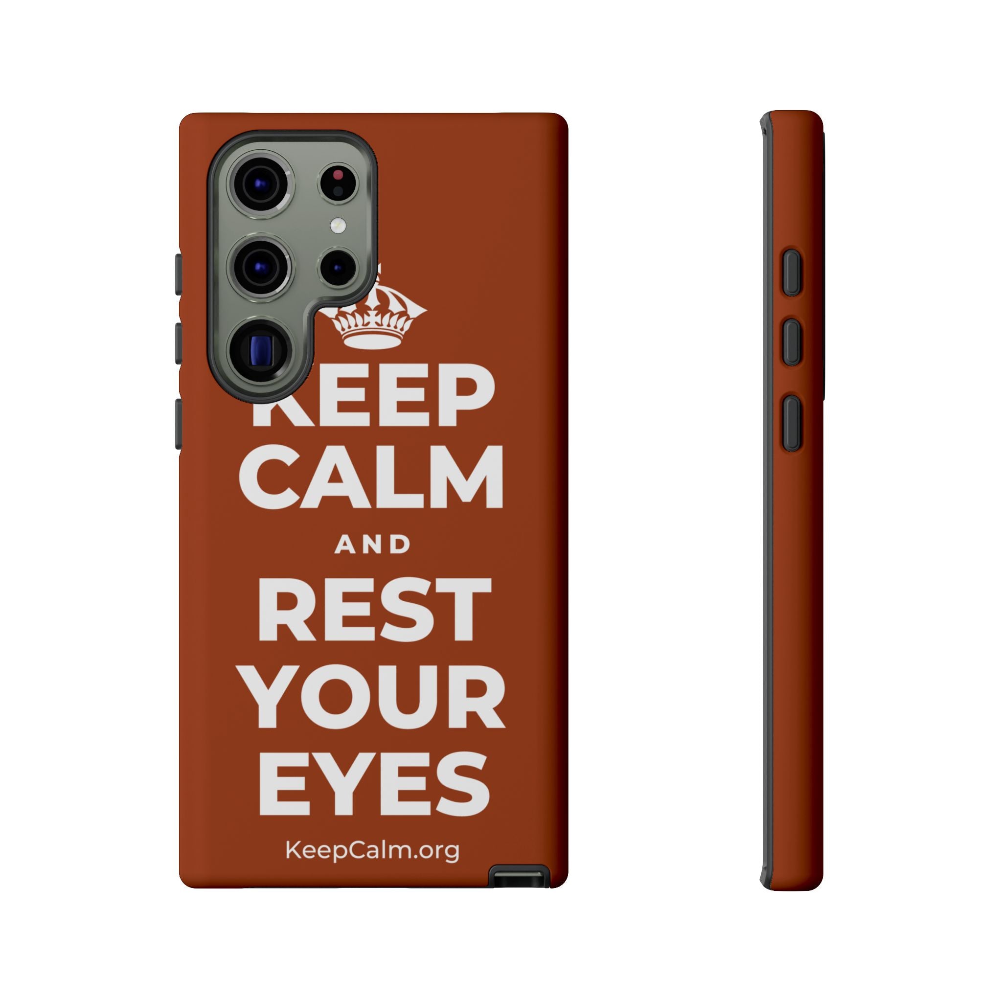 KEEP CALM AND REST YOUR EYES Phone Case