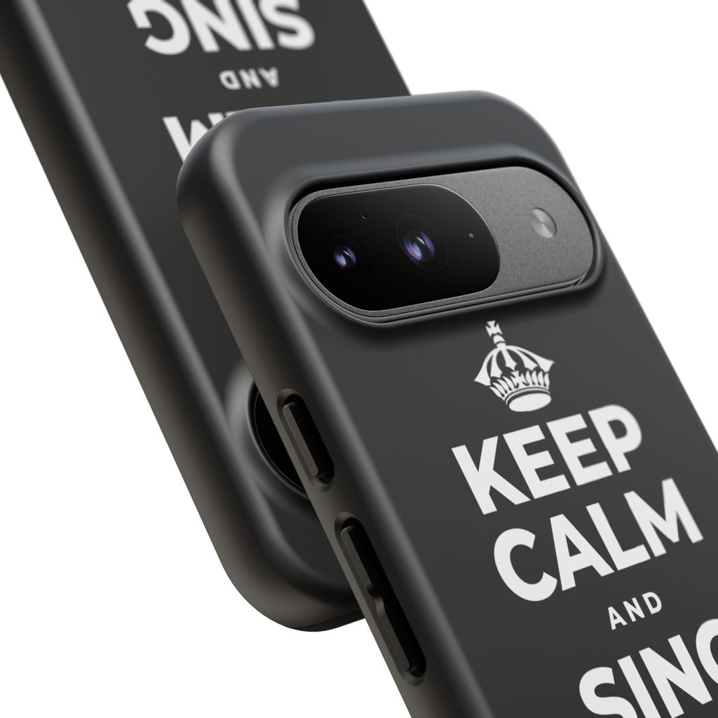KEEP CALM AND SING WHILE YOU COOK Phone Case
