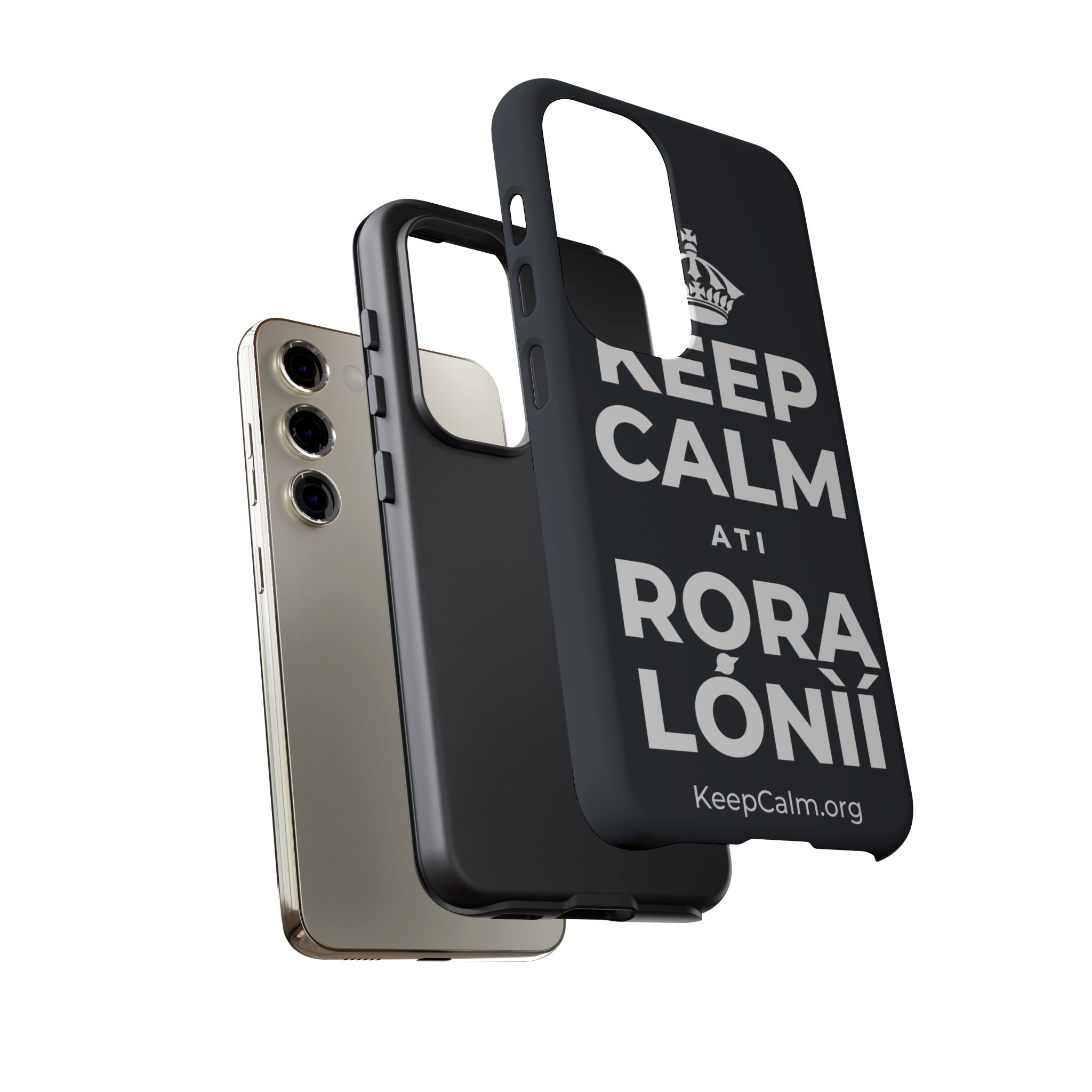 KEEP CALM ATI RỌRA LÓNÌÍ Phone Case (Dark)
