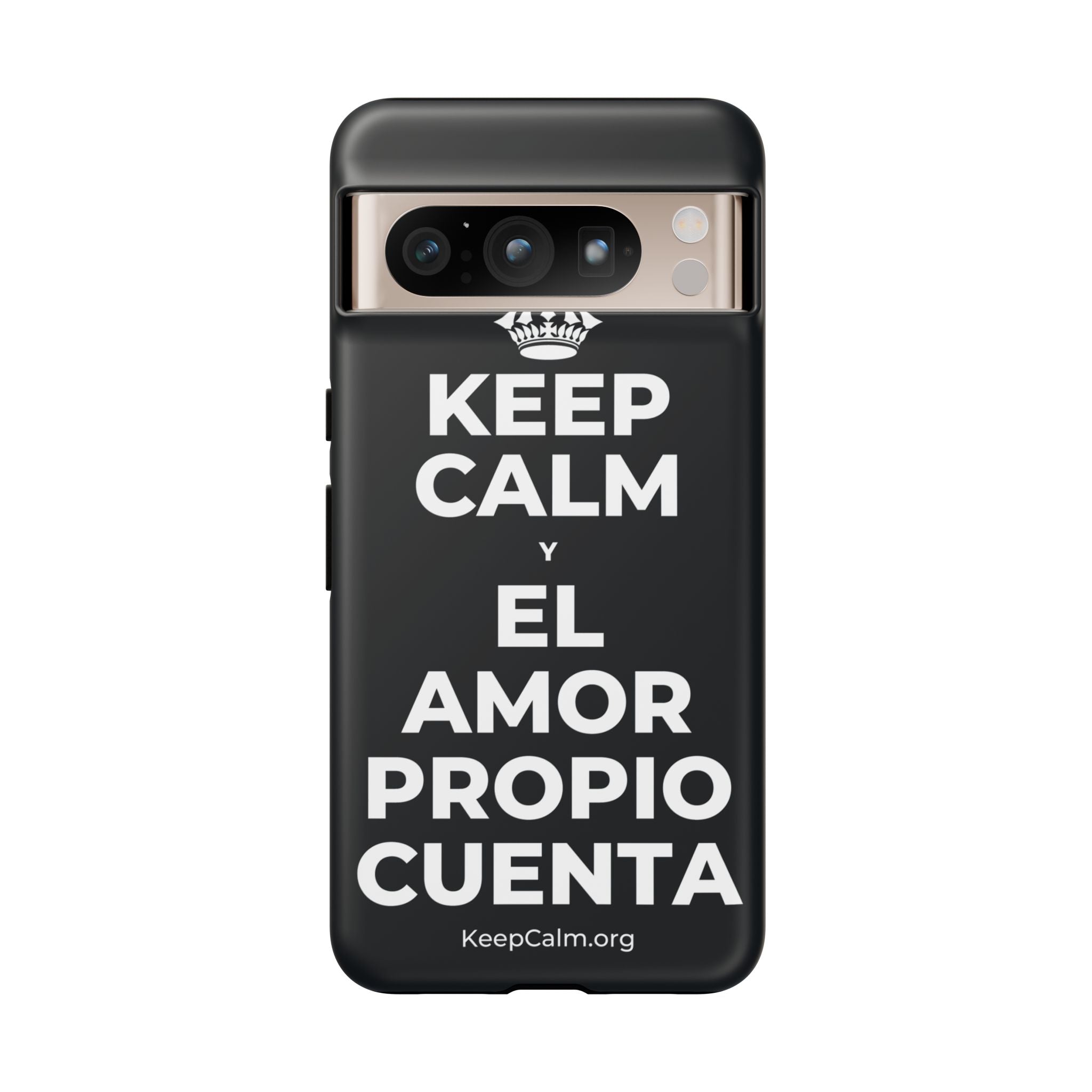 KEEP CALM Y EL AMOR PROPIO CUENTA Phone Case (Dark)