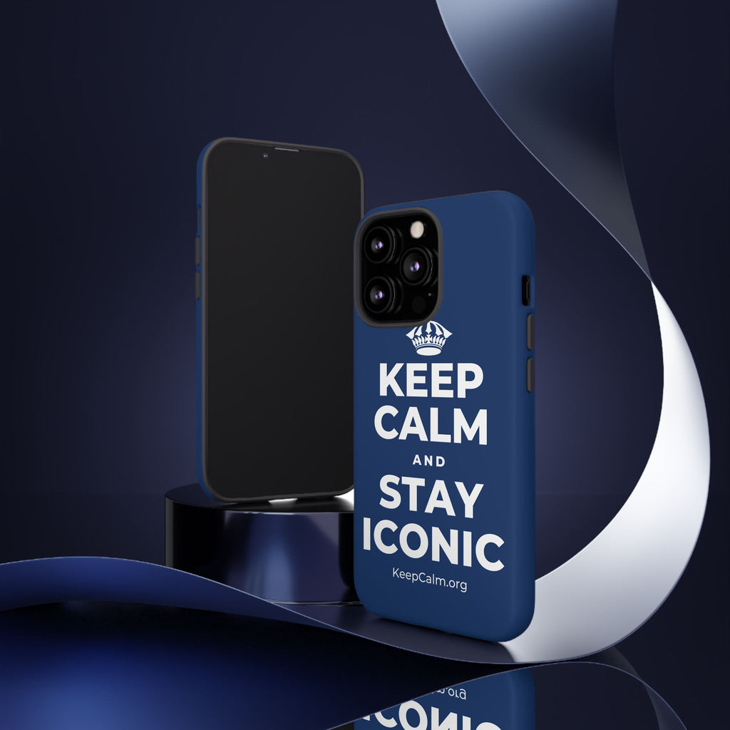 KEEP CALM AND STAY ICONIC Phone Case