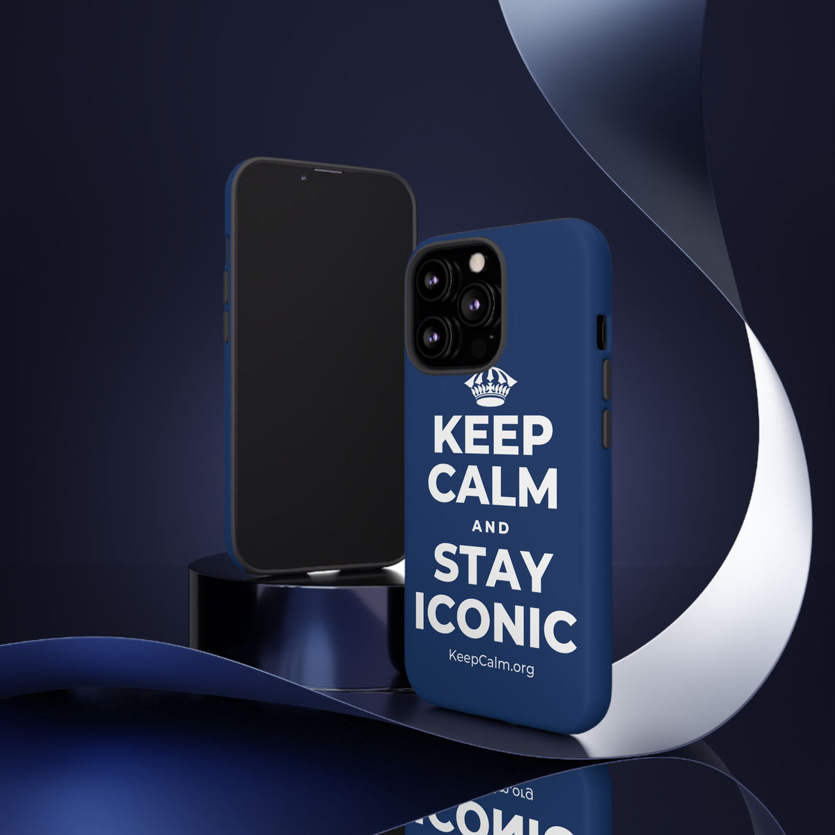 KEEP CALM AND STAY ICONIC Phone Case