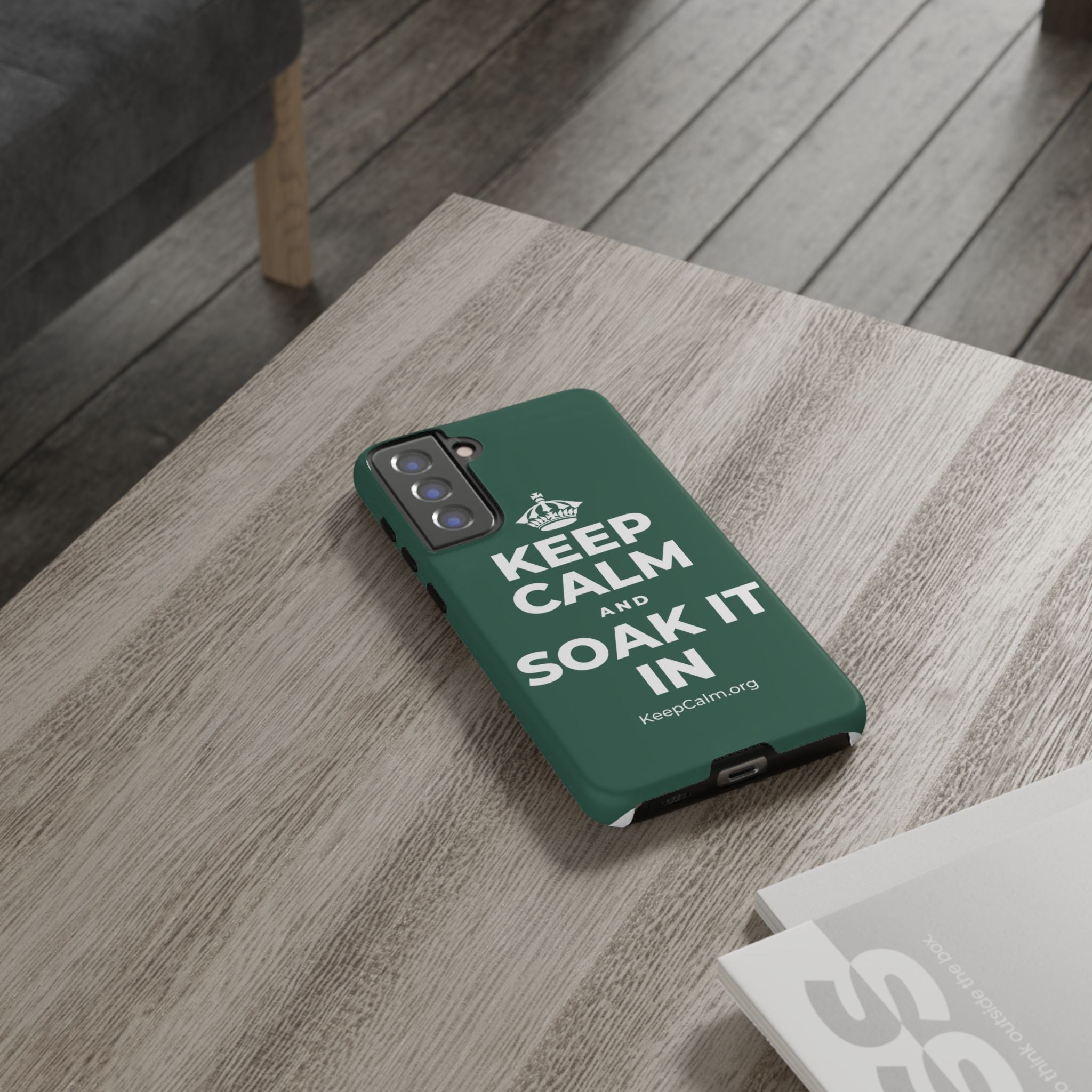 KEEP CALM AND SOAK IT IN Phone Case