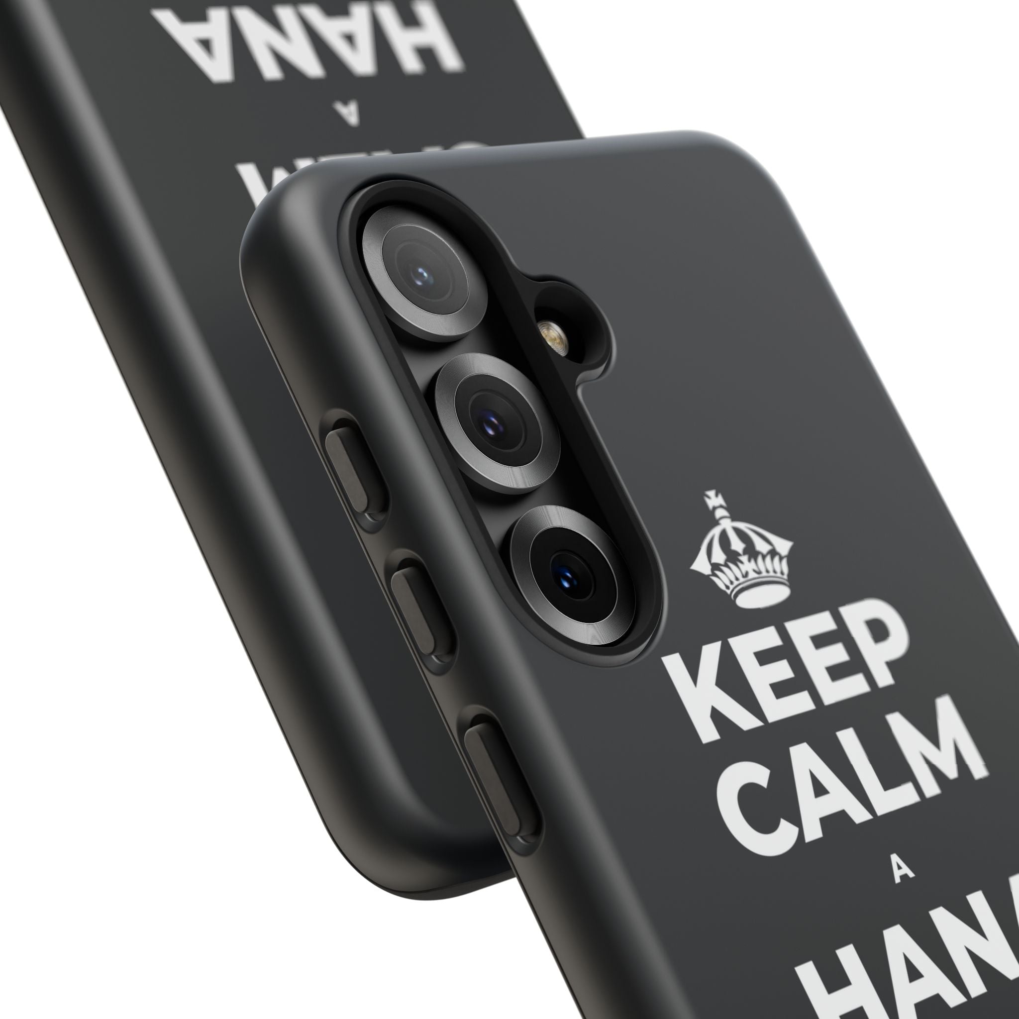 KEEP CALM A HANA MANAWA E PĀʻANI AI Phone Case (Dark)