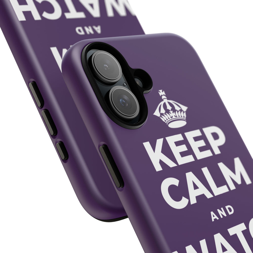 KEEP CALM AND WATCH THE CLOUDS Phone Case
