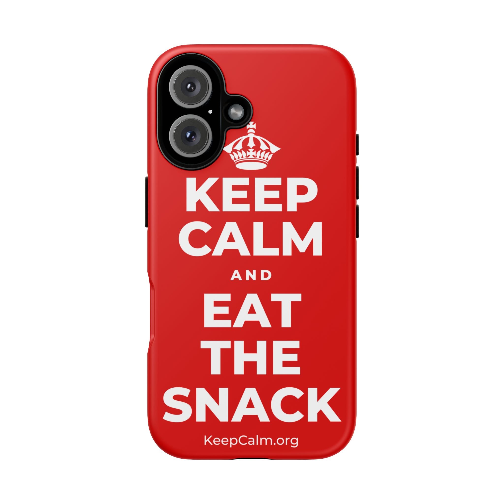 KEEP CALM AND EAT THE SNACK Phone Case