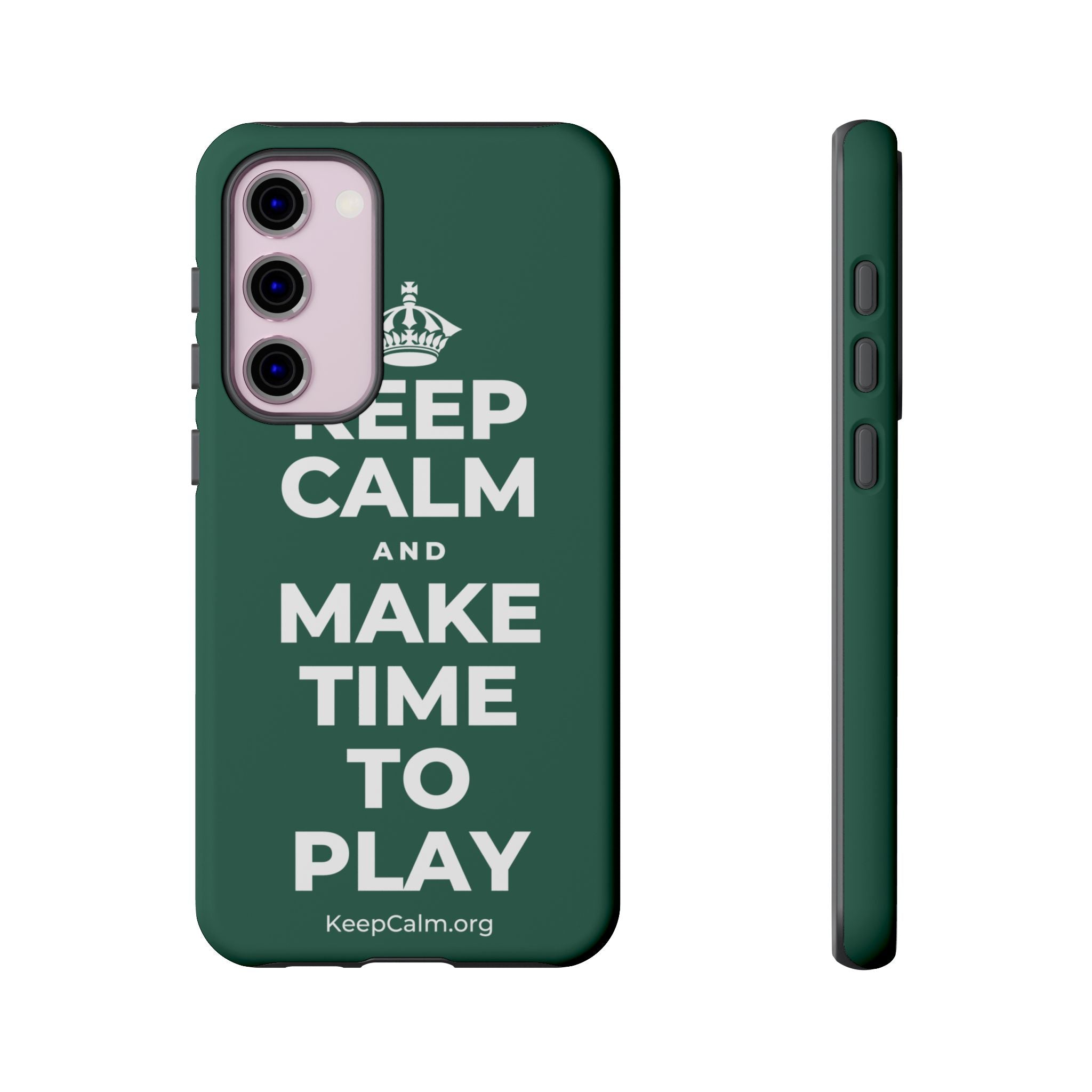 KEEP CALM AND MAKE TIME TO PLAY Phone Case