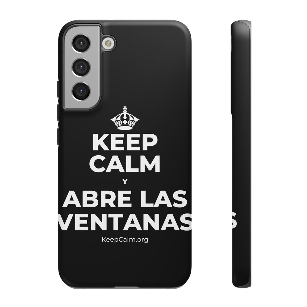 KEEP CALM Y ABRE LAS VENTANAS Phone Case