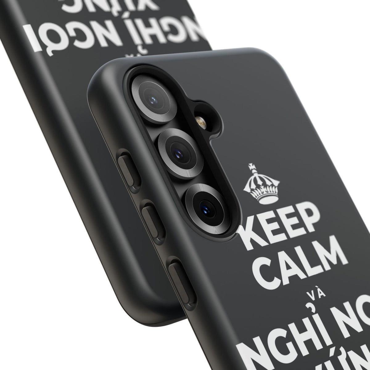 KEEP CALM VÀ NGHỈ NGƠI XỨNG ĐÁNG CỦA BẠN Phone Case (Dark)