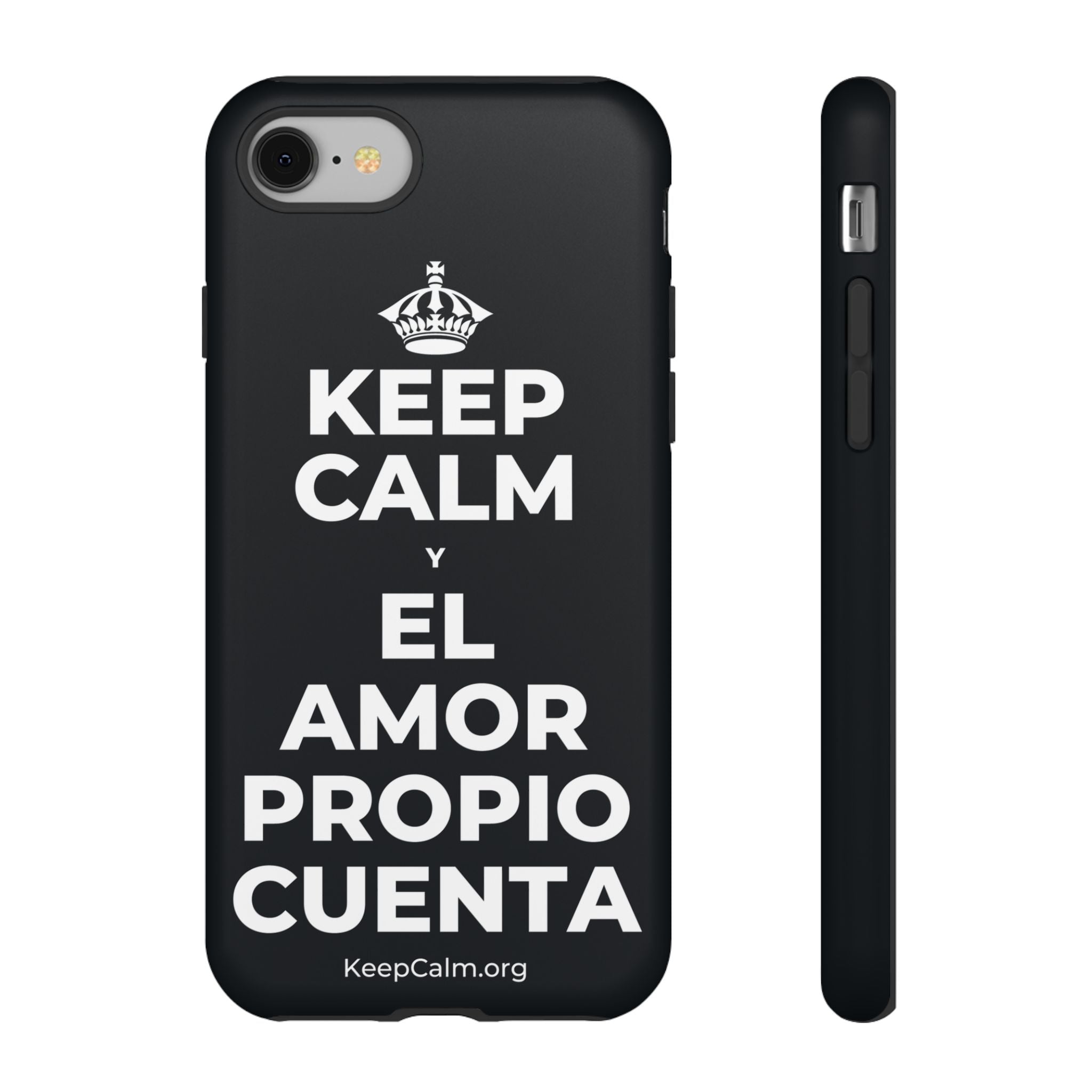 KEEP CALM Y EL AMOR PROPIO CUENTA Phone Case (Dark)